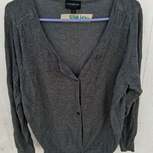 Lane Bryant Gray Cardigan